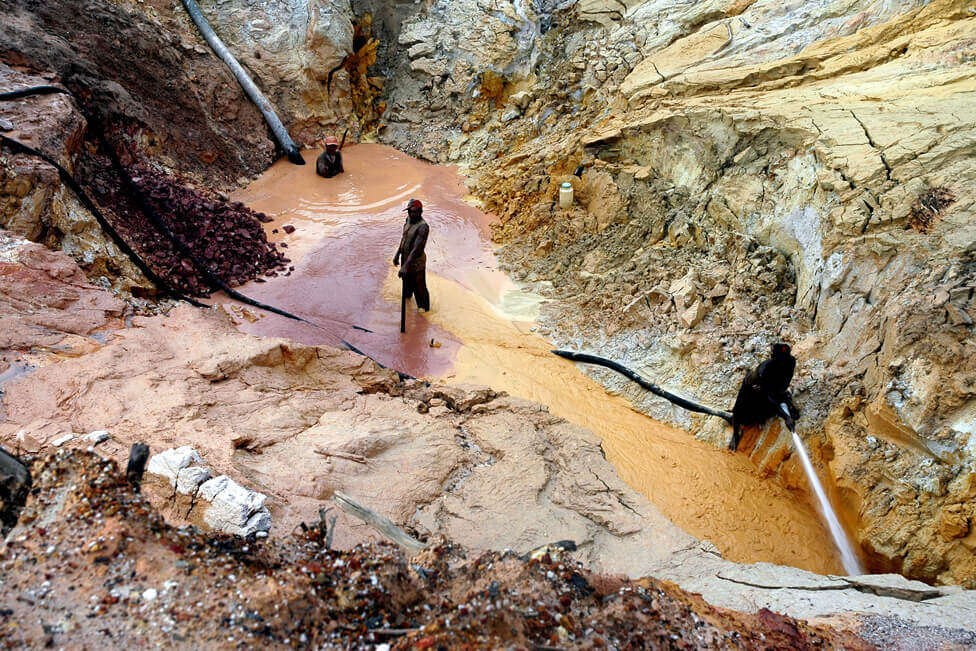 Mina de oro en Venezuela
