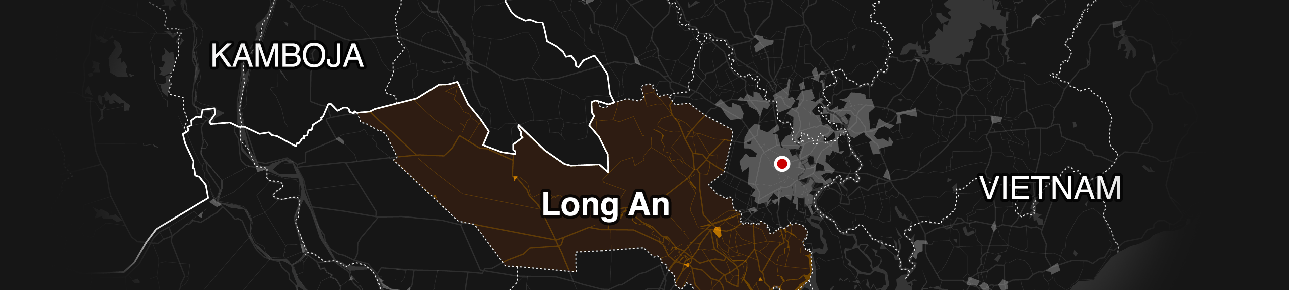 Chi Tin dibawa ke perlintasan perbatasan di Binh Hiep.