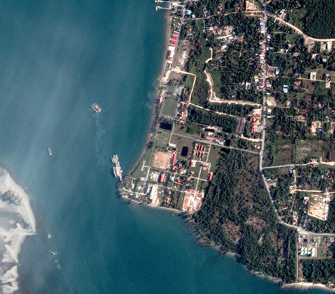 Sự phát triển của căn cứ hải quân Ream ghi nhận vào tháng 25/11/2022