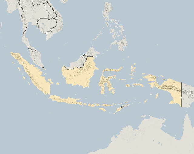 Peta menunjukkan titik-titik api di seluruh Indonesia dari Januari 2018 hingga 15 September 2019. Terlihat bahwa jumlah titik api pada bulan September 2019 sangat tinggi dan sebagian besar terjadi di pulau Kalimantan.