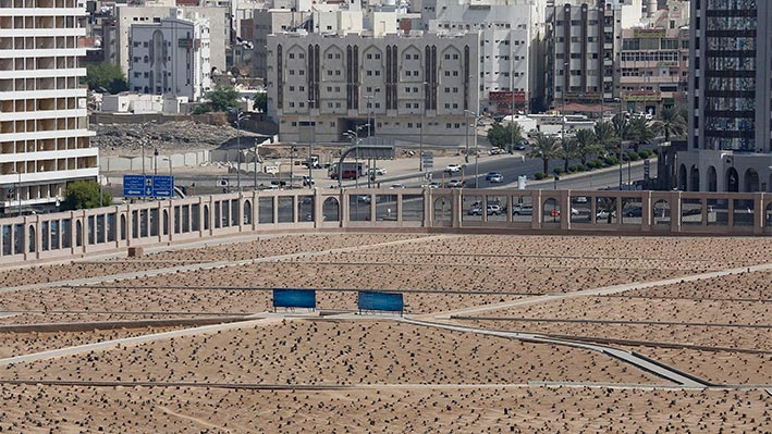 Masjid nabawi terletak di