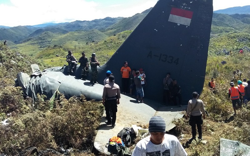 Puing hercules C-130 berhasil ditemukan.