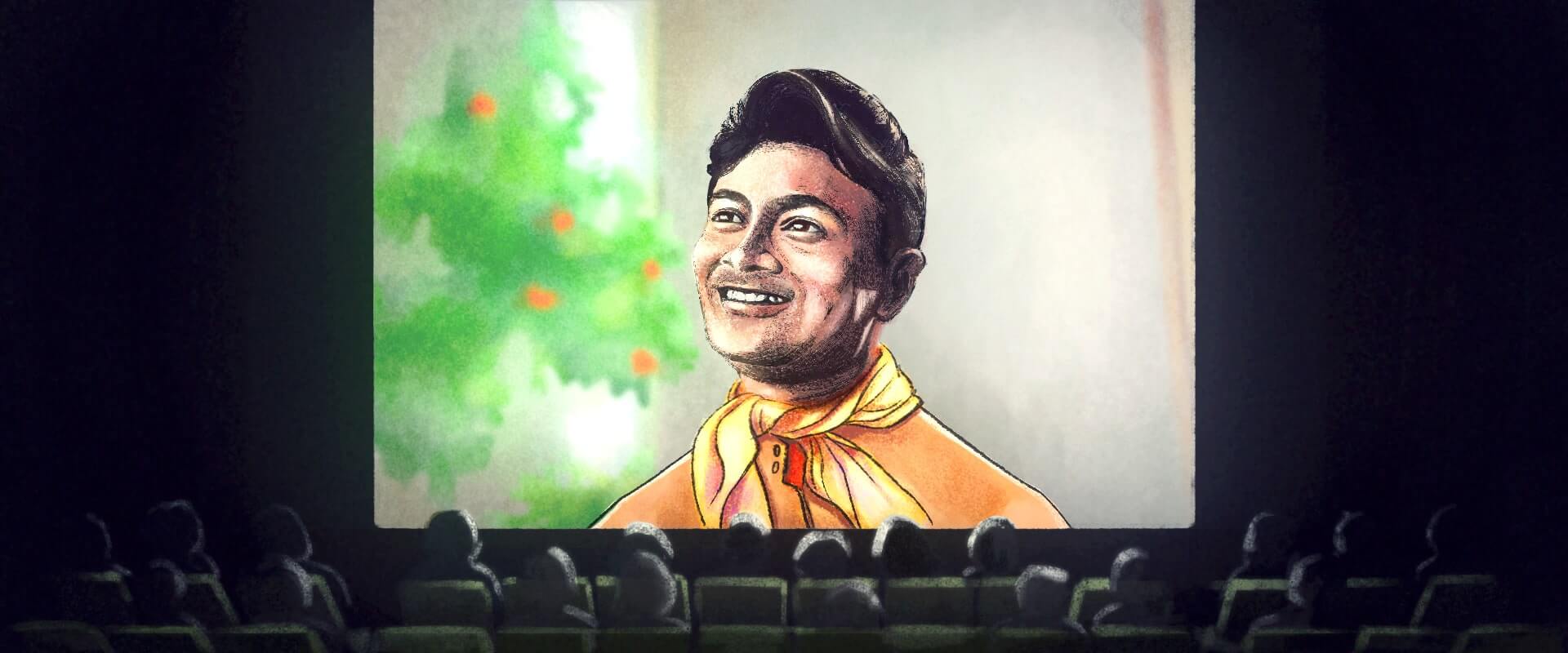 देव आनन्दले निर्वाह गरेको विभिन्न भूमिका देखाउने भिडिओ