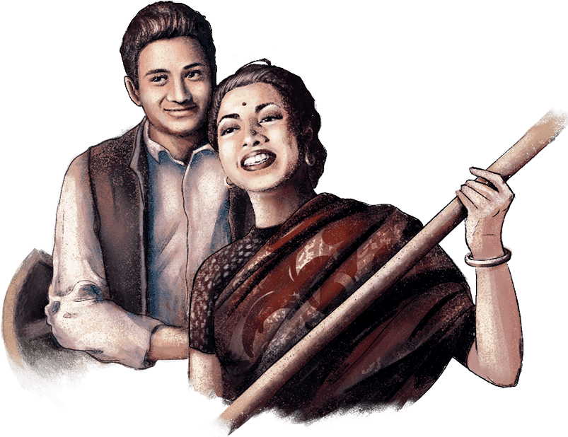 डुङ्गामा सुरैया र देव आनन्द