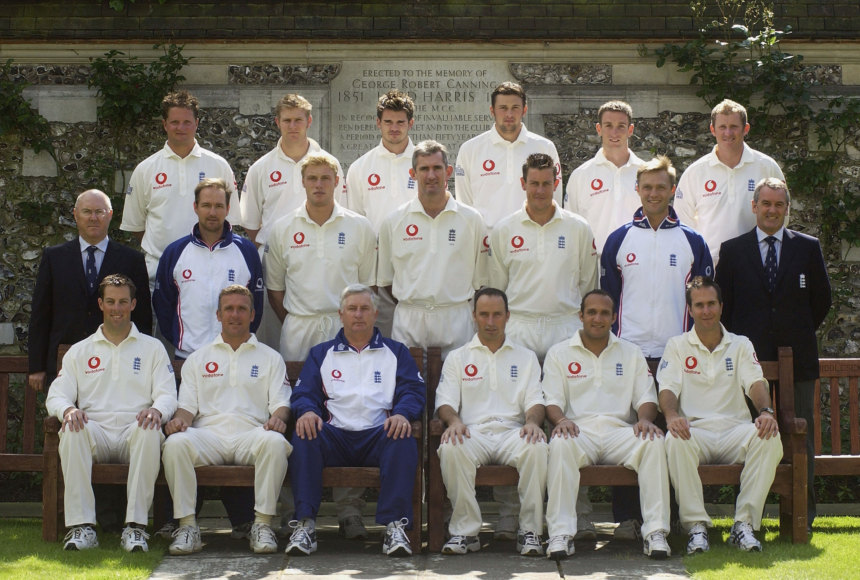 Image of James Anderson's first England squad photo