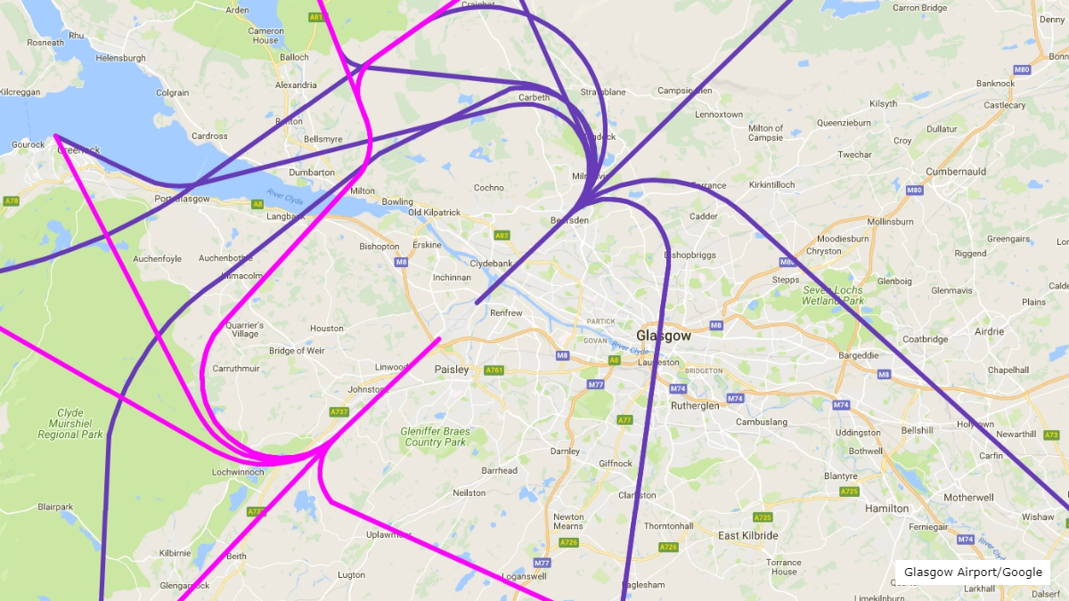 Concerns Over Glasgow Airport Flight Path Plans BBC News   GLA Flights Existing2 Jvacj 