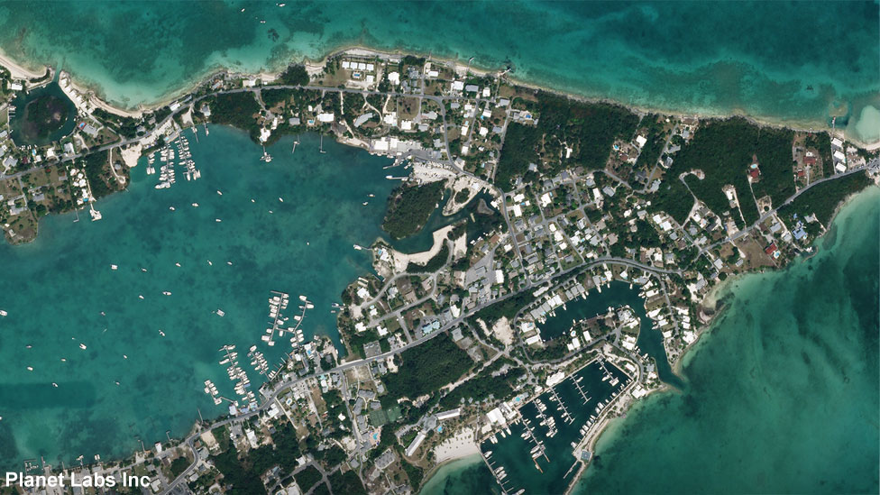 Marsh Harbour in Abaco Islands on 29 May