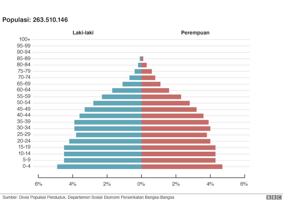 17 Indonesia Population Chart Info Terbaru