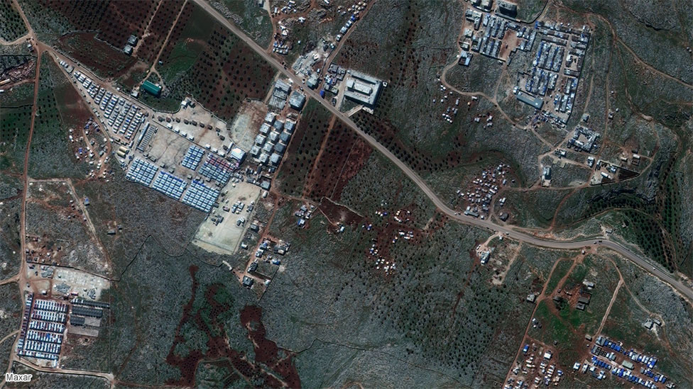 Kampın 2019'daki uydu görüntüsü