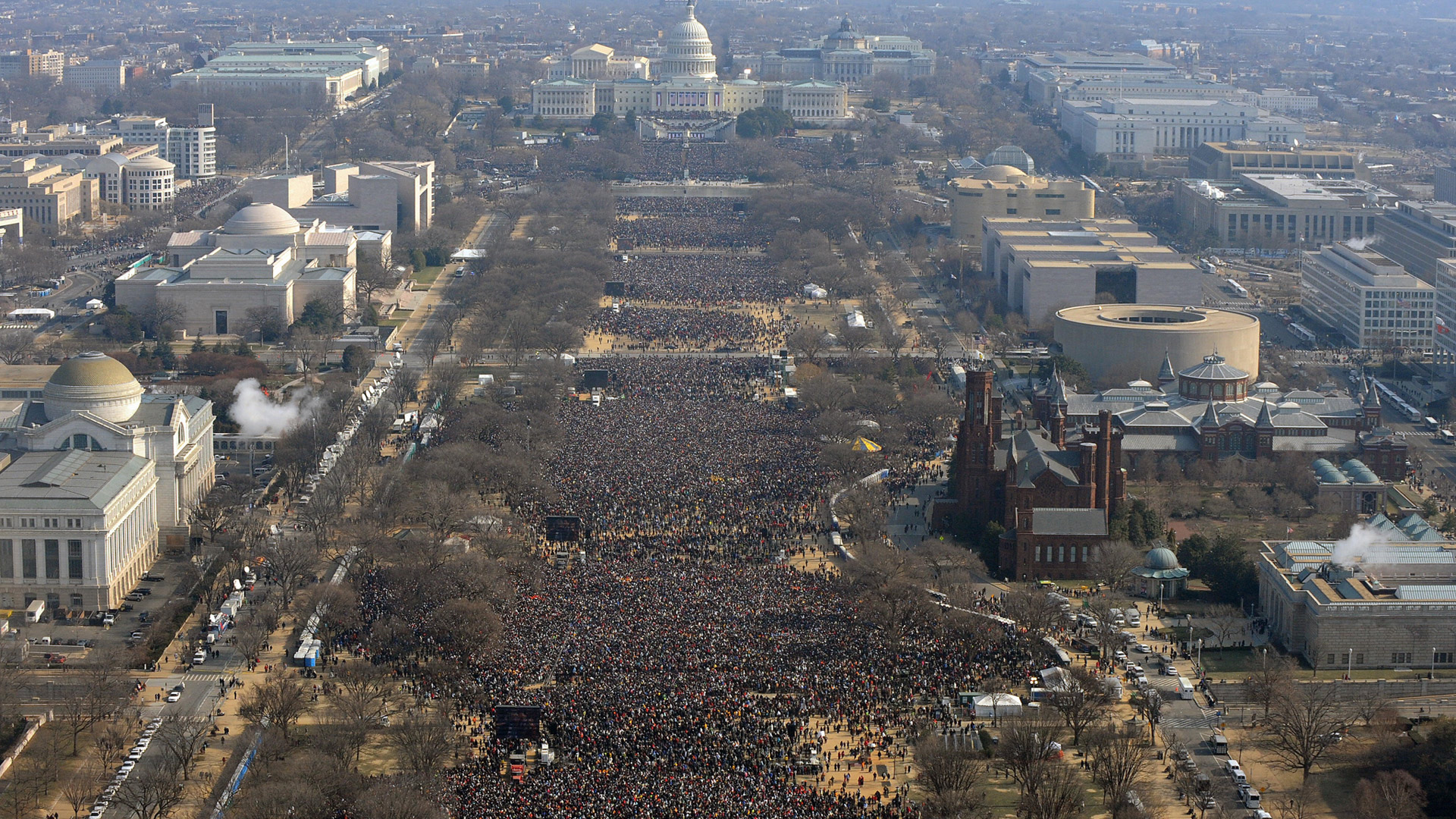 Trump Inauguration Compare 2017 With 2009 Bbc News 6160