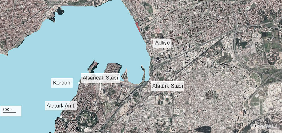 2050'de İzmir'de su baskını riski