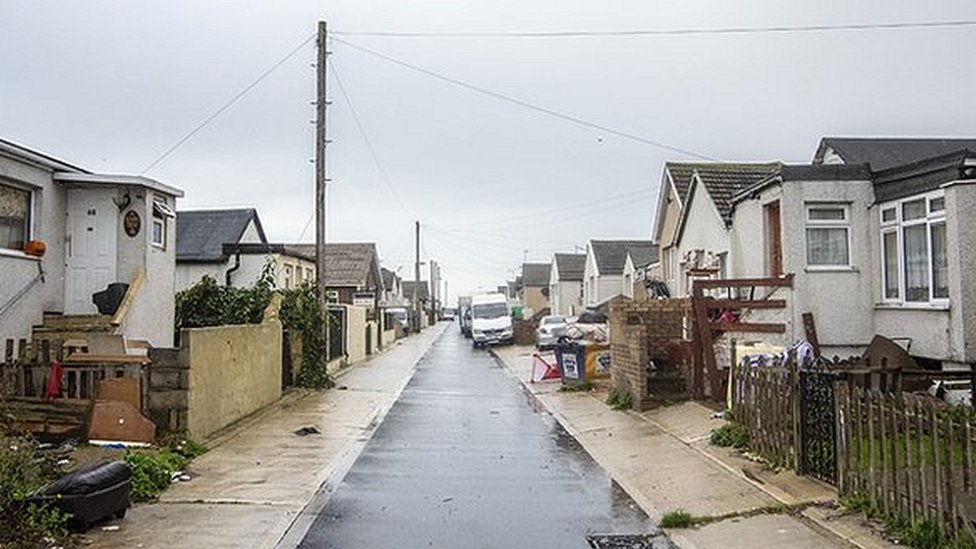 Austin Street in Jaywick Sands