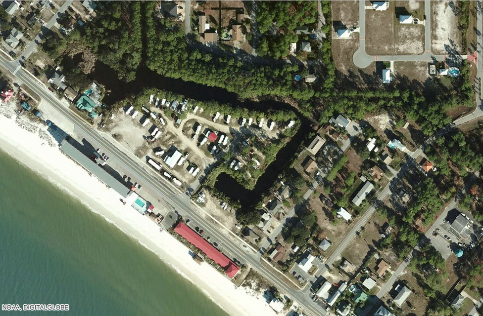 Mexico Beach before Hurricane Michael