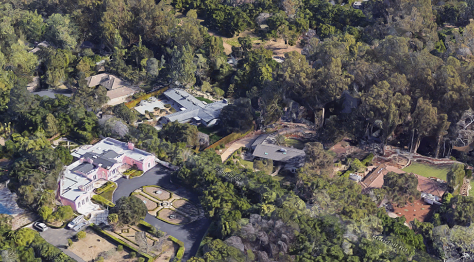 Randall Road, Montecito, before