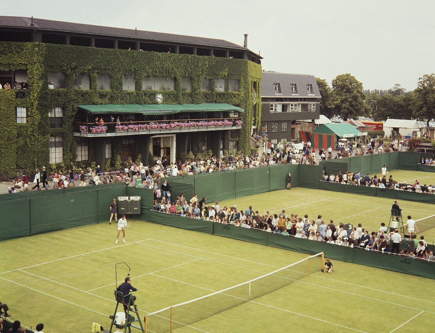 How Centre Court looked from the outside in 1968