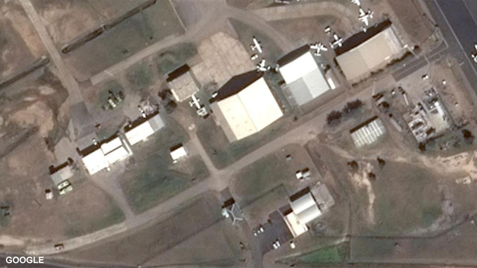Satellite image of Tortola Airport