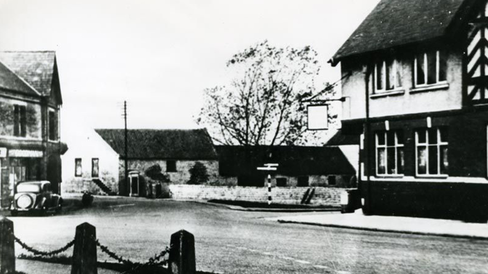 A historical photograph of The Square, Wales, South Yorkshire